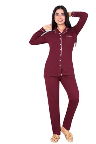 Buy Chocobell Women Night Wear Night Dresses Pajama Set , Multi Color ...