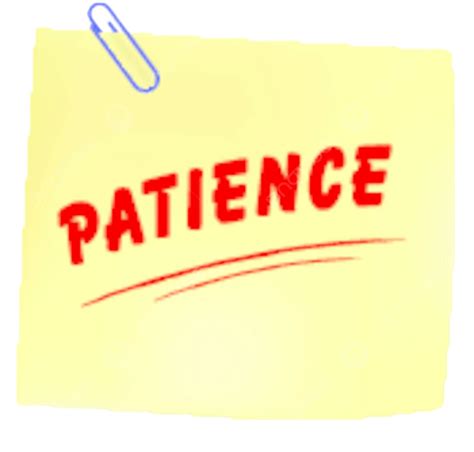 Patience Clip Art