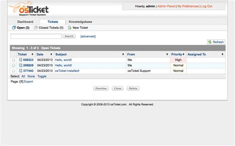Open Source Support Ticket System 的图像结果