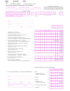 OK FRX 200 2007 - Fill and Sign Printable Template Online