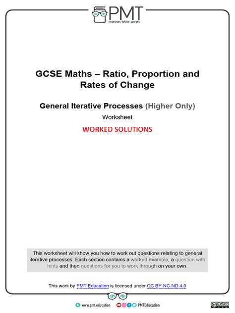 Image result for General Iterative Processes GCSE Maths