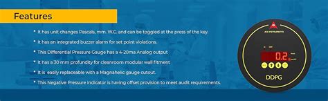 Digital Differential Pressure Gauge for Laminar Air Flow Cabinets ...