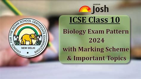 ICSE Class 10 Biology Exam Pattern 2024