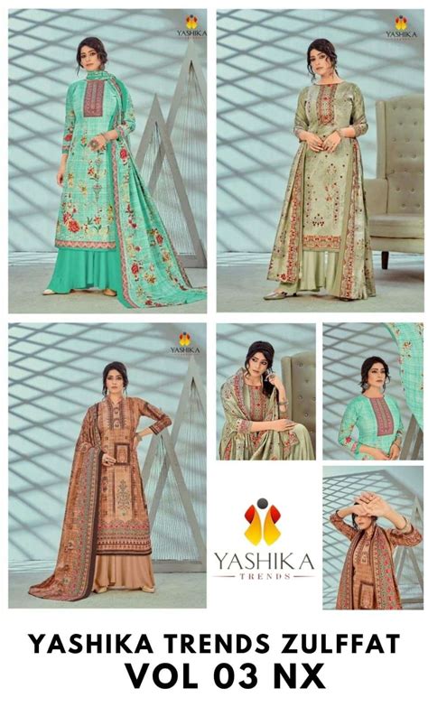 YASHIKA TRENDS ZULFFAT VOL 3 NX READY MADE COLLECTION LAWN COTTON SUITS ...