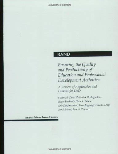 Ensuring the Quality and Productivity of Education and Professional ...
