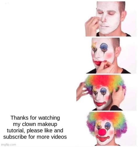 Image result for Clown Makeup Tutorial Meme