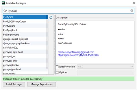 Image result for Python Database Settings