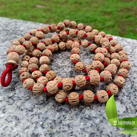 108+1 Beads Design Sri Radha ISKCON Original Tulsi Japa Mala 12mm ...