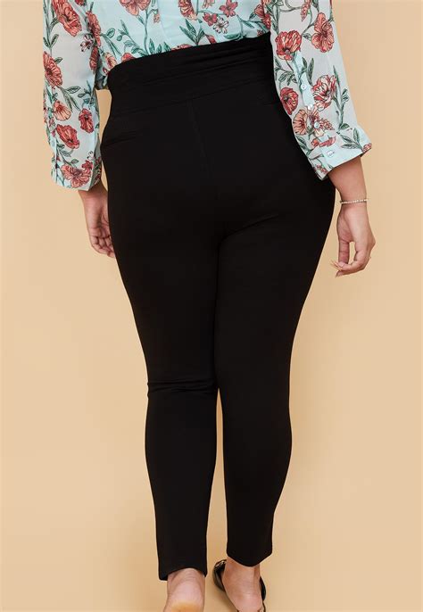Buy Women Pleated Waist Treggings Online at just Rs. 1399.0 ...