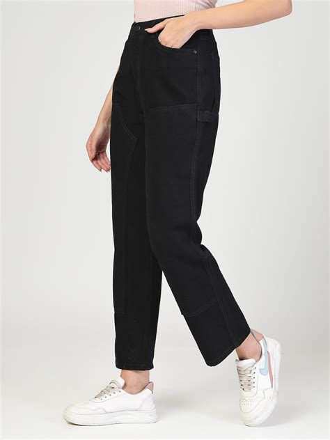Style Quotient Women Relaxed Fit High Rise Carpenter Jeans – StyleQuotient