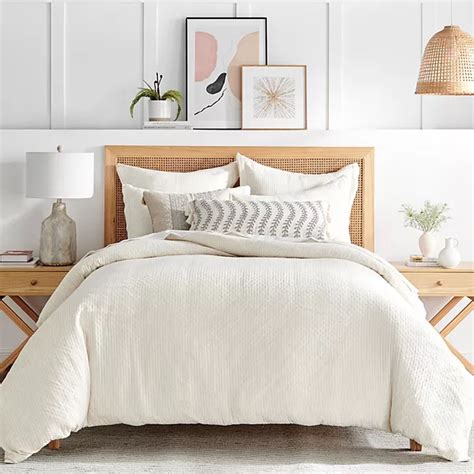 Levtex Home Reede Muslin Cream Duvet Cover Set with Shams