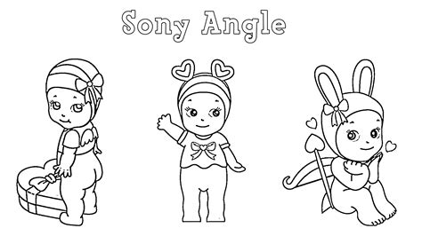 39 Coloring Sonny Angel – Kawaii Printable Blind Box