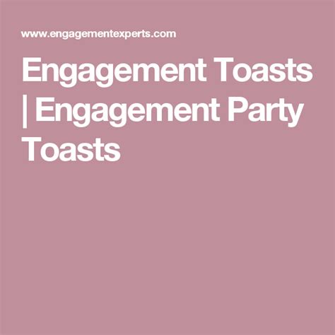 engagement party toast