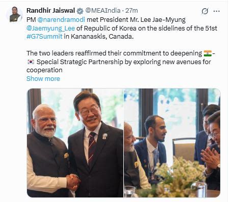 PM Modi joins world leaders for group photo at 51st G7 Summit in Kananaskis