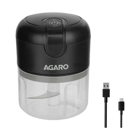 AGARO Elite Rechargeable Mini Electric Chopper, 250 Ml, One Touch ...