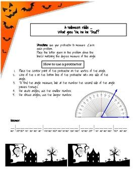 Image result for Using a Protractor Math Antics