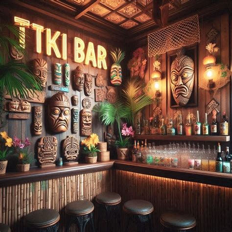 Pin by Lu on . tropical island . in 2025 | Outdoor tiki bar, Tiki bar ...