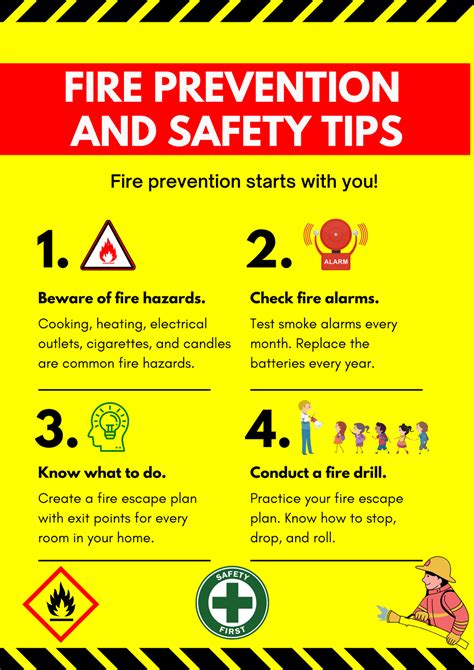 Fire Safety Poster | Fire Prevention Month