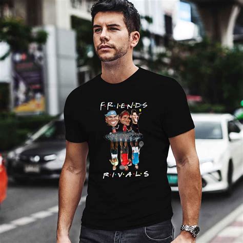 Novak Djokovic Roger Federer Rafael Nadal Friends Water Reflection Rivals Shirt - Tiniven Store