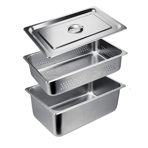 3pcs Stainless Steel Anti-Jam Steam Table Pan with Philippines | Ubuy