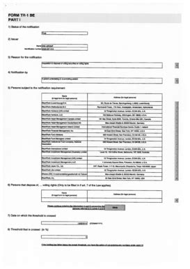 Fillable Online FORM TR-1 BE PART I I Fax Email Print - pdfFiller