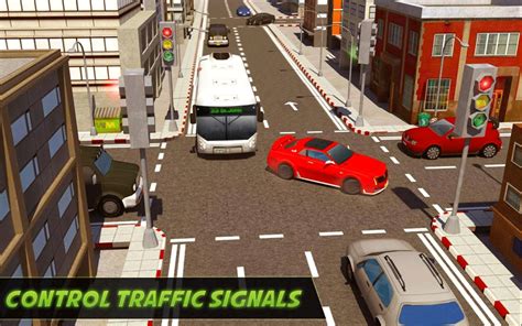 City Traffic Control Simulator 2018: Traffic Lanes Rush Intersection ...