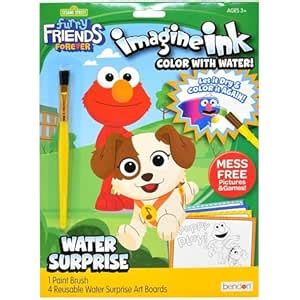Buy Sesame Street Imagine Ink Water Surprise Game Book Online at Low ...
