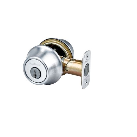 Kwikset Security 665 Deadbolt Series Satin Chrome Double Cylinder ...