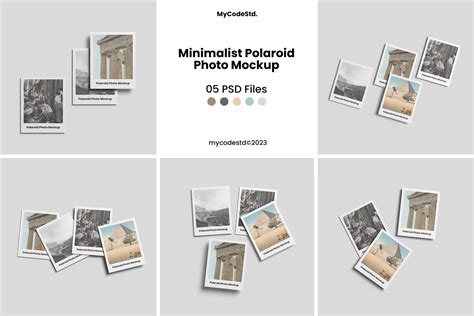 Minimalist Polaroid Photo Mockup Graphic by My Code Std · Creative Fabrica
