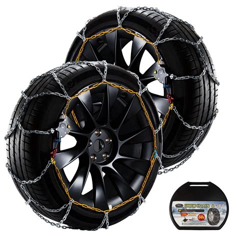 Snapklik.com : DEDC Snow Chains For Car, Snow Tire Chains For SUVs And Trucks, Auto Trac Tire ...