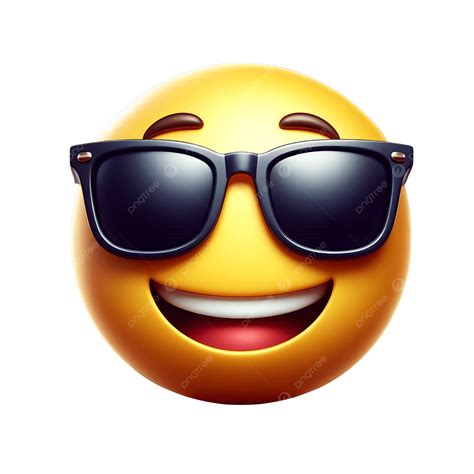 Face With Sunglasses Emoji, Sunglasses Emoji, Emoji PNG Transparent ...