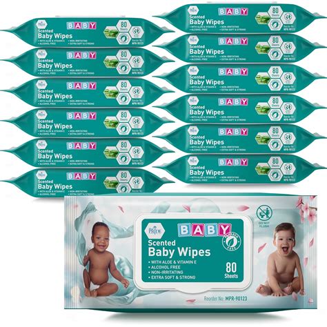 Amazon.com: MED PRIDE Scented Baby Wipes Bulk Pack of 960, Alcohol-Free ...