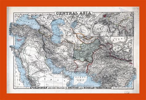 Old map of Central Asia - 1885 | Old maps of Asia | Maps of Asia | GIF map | Maps of the World ...