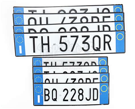 S2E12 - Amor Vincit Omnia: Italian License Plates - Current price: $50