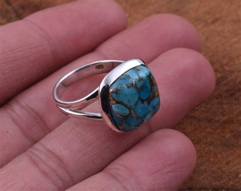Buy Turquoise Ring Sterling Silver Ring Antique Ring Artisan Designer ...