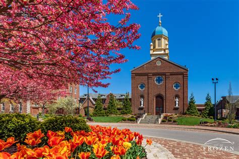 University of Dayton Chapel in Spring No. 5 | Art of Frozen Time