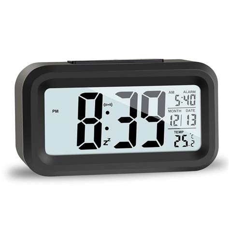 Buy Kadio LCD Digital Alarm Clock, Travel Alarm Clock with Temperature ...