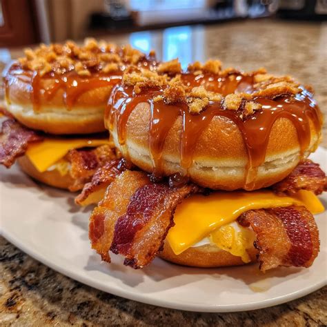 Donut Grilled Cheese Bacon Maple A Sweet, Savory Delight! - Simply ...