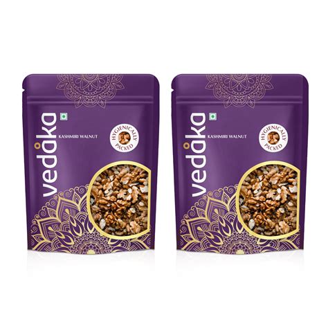 Amazon Brand - Vedaka Kashmiri walnut | 1 Kg | Pack of 2, Each 500 g ...