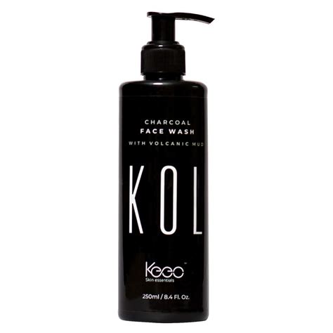 Keeo Kol Charcoal infused face wash for intense detox Paraben For Men ...