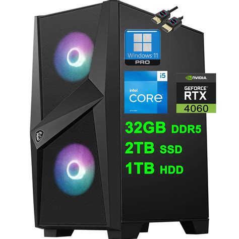 MSI Codex R Gaming Desktop | Intel 10-Core i5-13400F >i7-12700F | 32GB ...