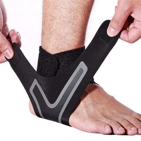 Ankle Support Brace Compression Adjustable Foot Protection High Elastic Bandage Sprain ...