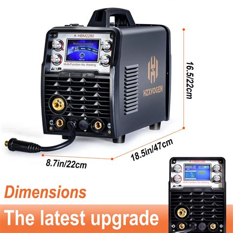 Hzxvogen 6IN1 Aluminum MIG Welder LCD Digital Flux-Core MMA India | Ubuy