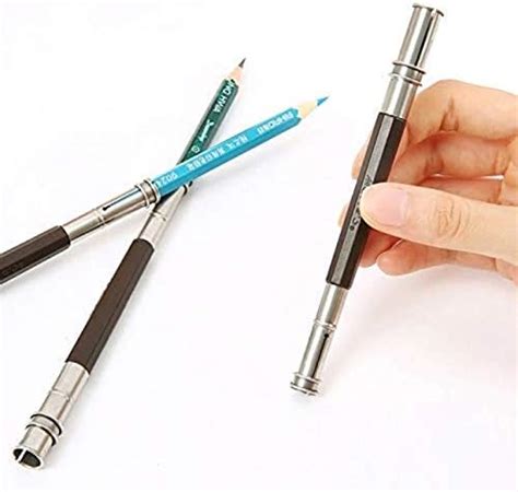 Qatalitic Pencil Extender/Lengthener With Metal Heads (Pack Of 2 ...