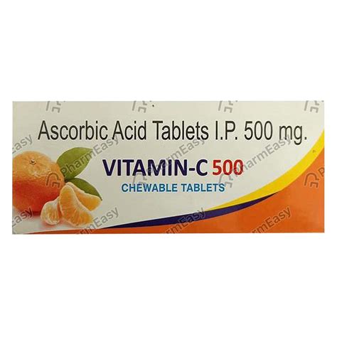 Vitamin C Chewable Tablets 500 Mg Composition at Julius Scudder blog