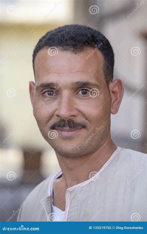 Portrait Happy Egyptian Man in Old City Market, Sharm El Sheikh, Egypt ...