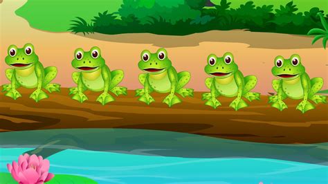 FIVE LITTLE SPECKLED FROGS Five little speckled frogs Sat on a speckled ...