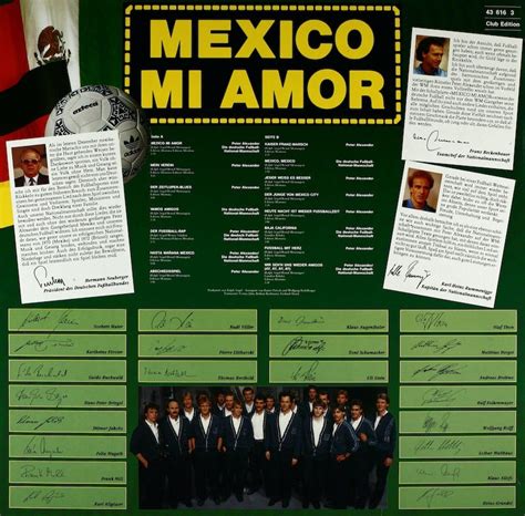 Peter Alexander und die Deutsche Fußball-Nationalmannschaft. Mexico Mi ...