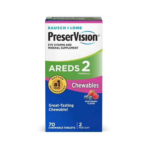PreserVision AREDS 2 Chewable Eye Vitamin & Mineral Supplement
