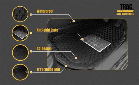 Trac Universal Curly EVA, Rubber Grass Mat/Coil Passenger Car Floor ...